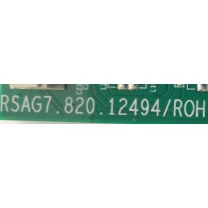 MAIN FUENTE (COMBO) PARA TV HISENSE·ROKU TV / NUMERO DE PARTE 317357 / RSAG7.820.12494/ROH / 317394 / 317557A / 317394A / PANEL JHD396X1F01-TXL1\S4\GM\MCKD3A\ROH / DISPLAY V400HJ9-PE1 / MODELO 40H4030F3 40A35EUR